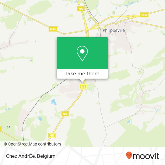 Chez AndrÉe map