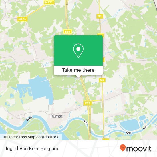 Ingrid Van Keer map