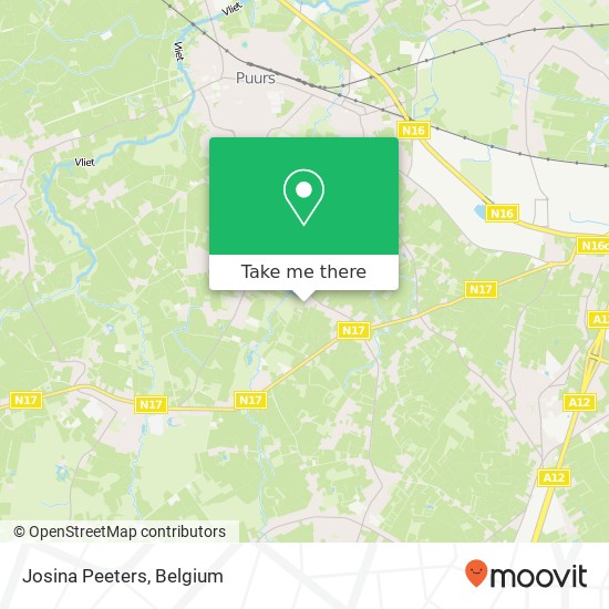 Josina Peeters map