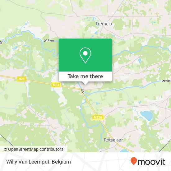 Willy Van Leemput map