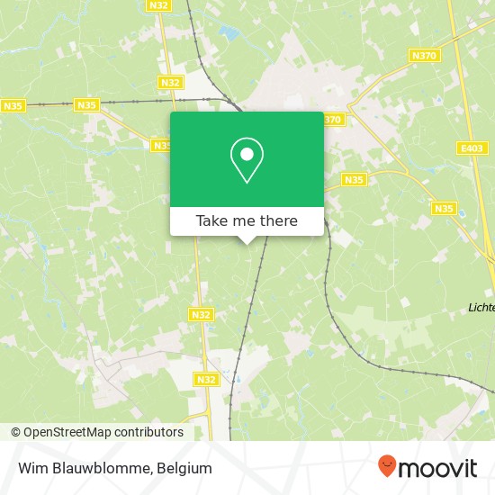 Wim Blauwblomme map