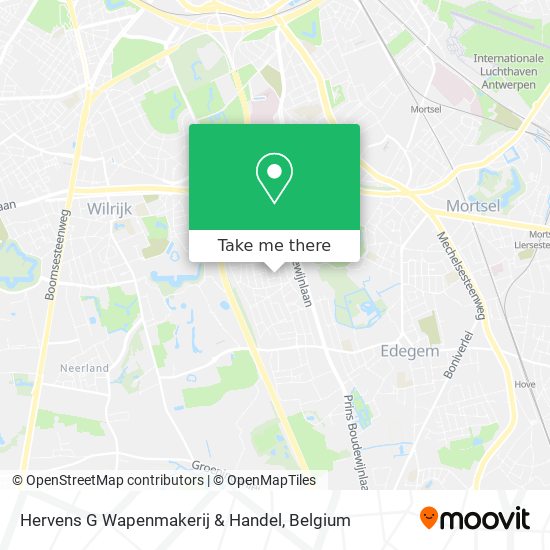 Hervens G Wapenmakerij & Handel map