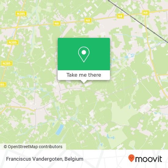 Franciscus Vandergoten map