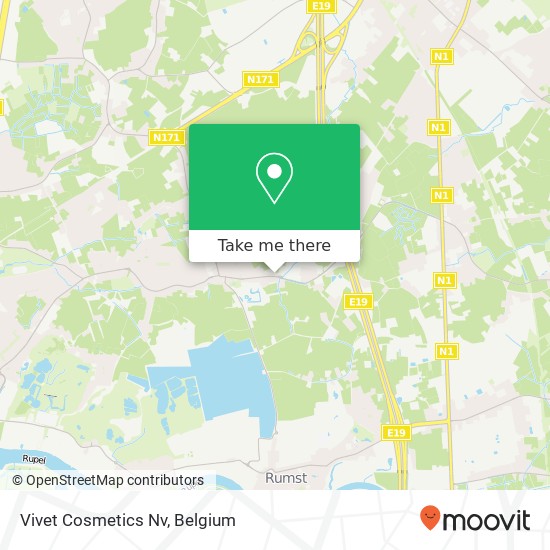 Vivet Cosmetics Nv map