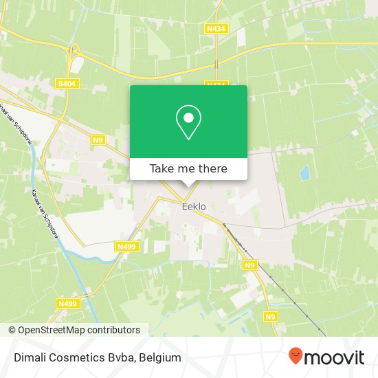 Dimali Cosmetics Bvba map