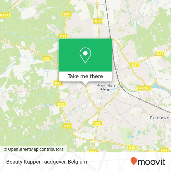 Beauty Kapper-raadgever map