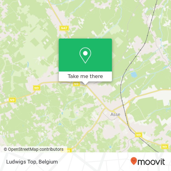 Ludwigs Top map