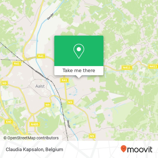 Claudia Kapsalon map