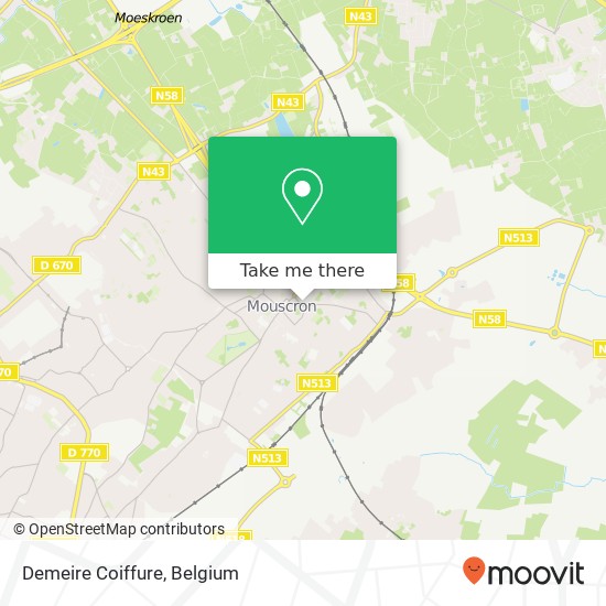 Demeire Coiffure map