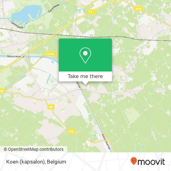 Koen (kapsalon) map