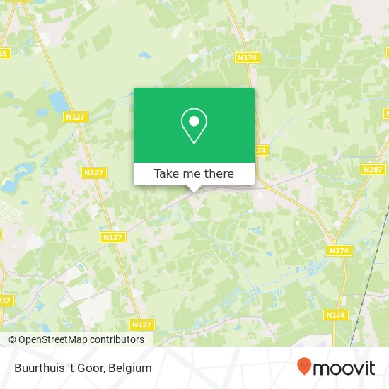 Buurthuis 't Goor map