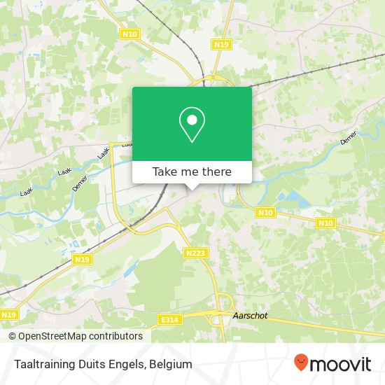 Taaltraining Duits Engels map