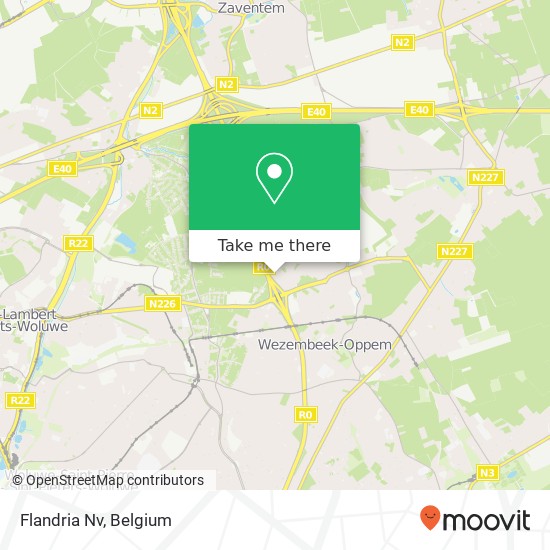 Flandria Nv map