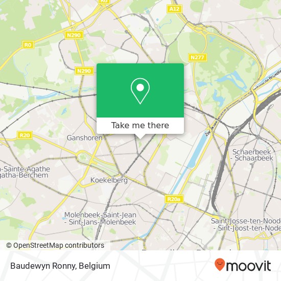 Baudewyn Ronny map