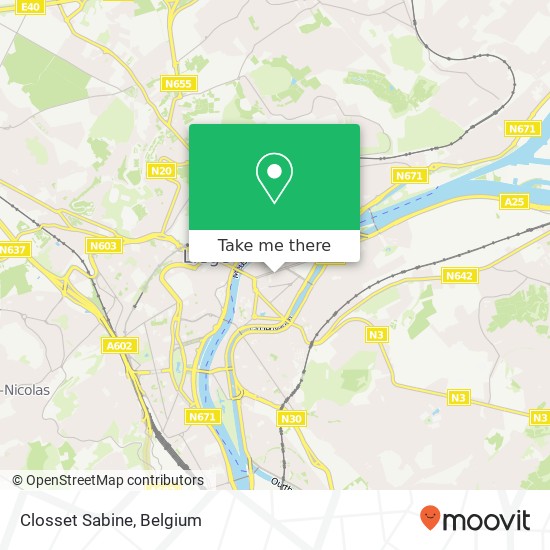 Closset Sabine map