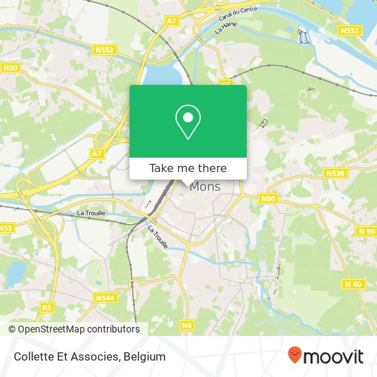 Collette Et Associes map