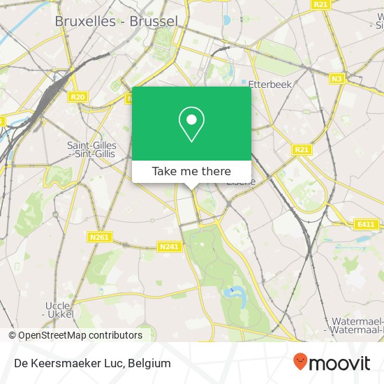 De Keersmaeker Luc map