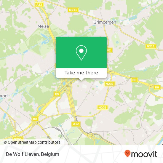 De Wolf Lieven map