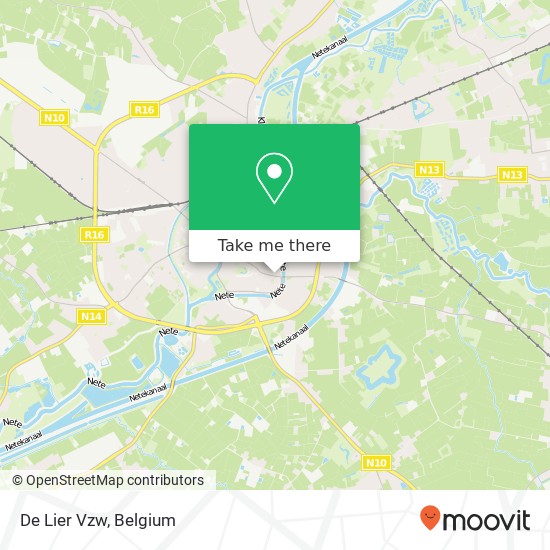 De Lier Vzw map