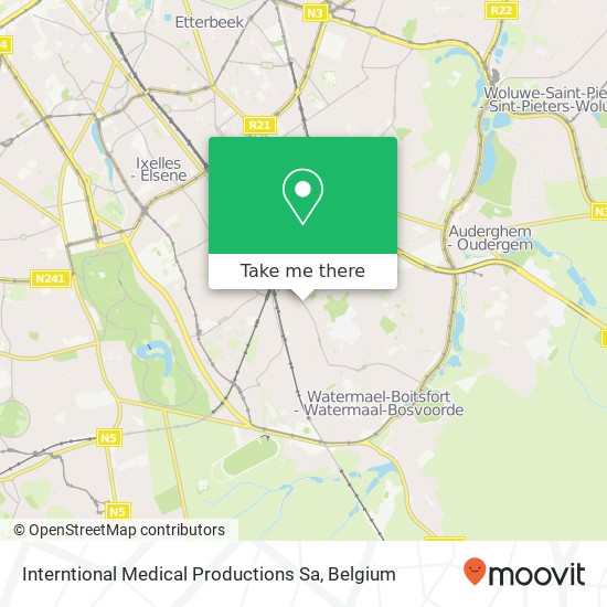 Interntional Medical Productions Sa map