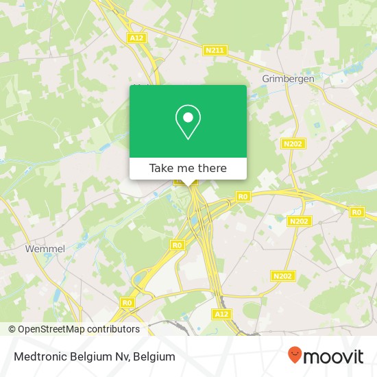 Medtronic Belgium Nv map