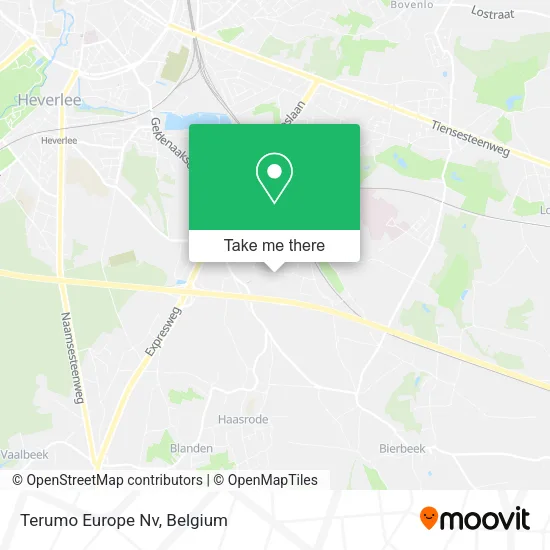 Terumo Europe Nv map