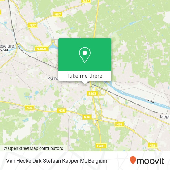 Van Hecke Dirk Stefaan Kasper M. map