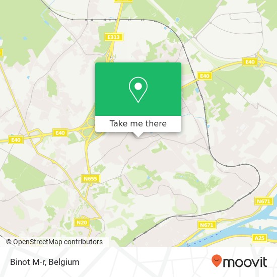 Binot M-r map