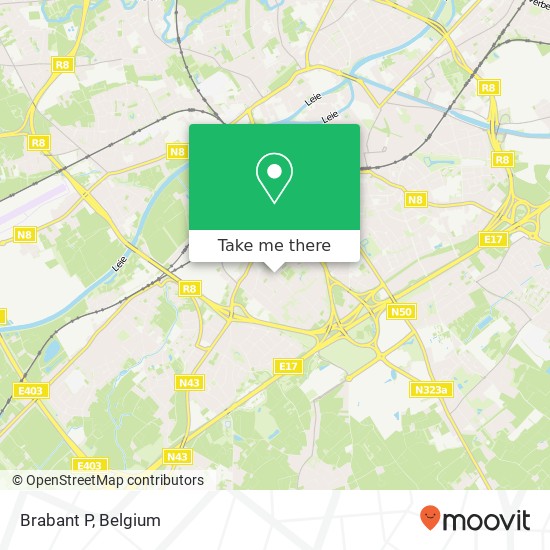 Brabant P map