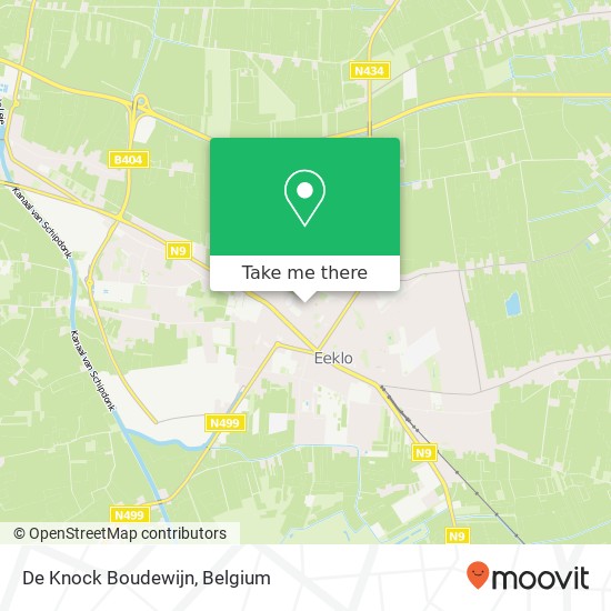 De Knock Boudewijn map