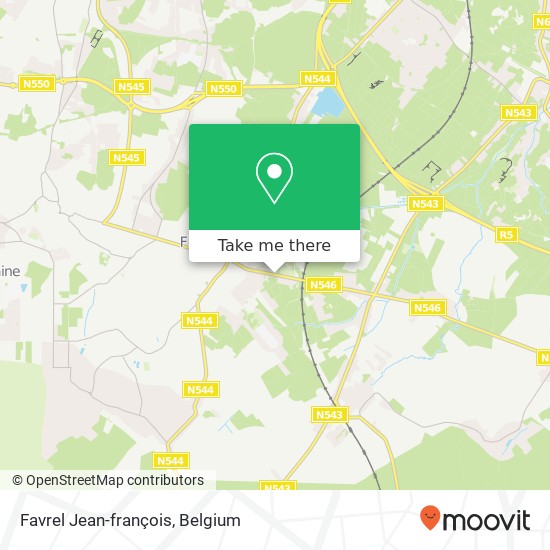 Favrel Jean-françois map