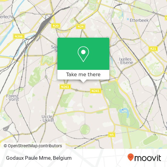 Godaux Paule Mme map