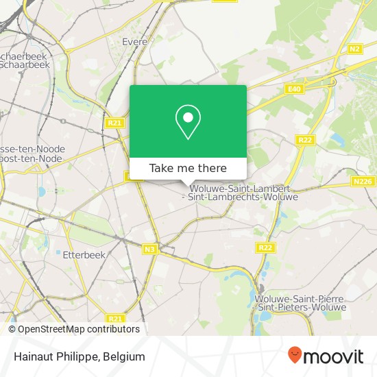 Hainaut Philippe map