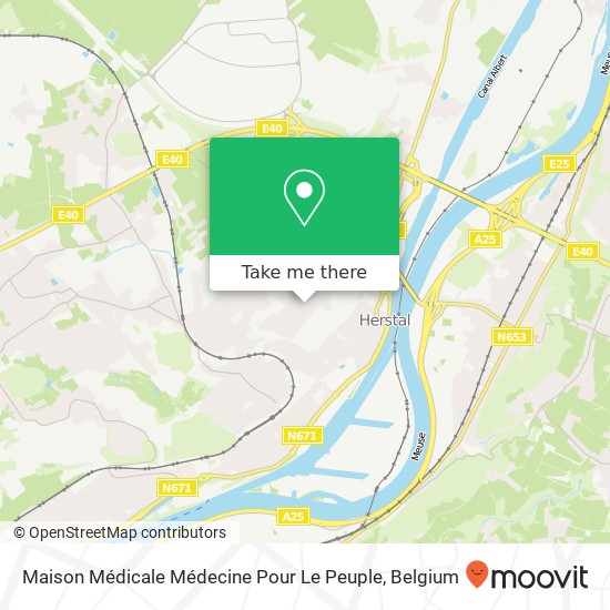 Maison Médicale Médecine Pour Le Peuple map