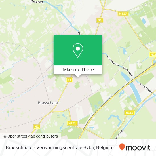 Brasschaatse Verwarmingscentrale Bvba plan