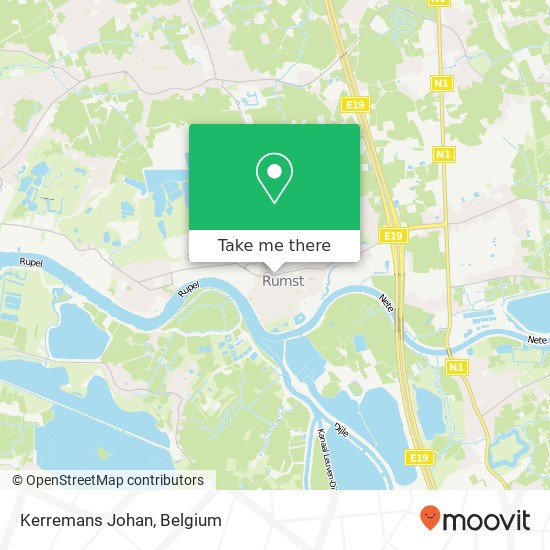 Kerremans Johan map
