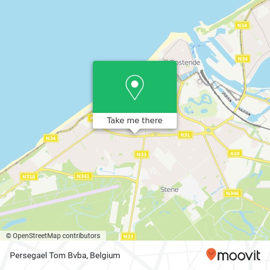 Persegael Tom Bvba map