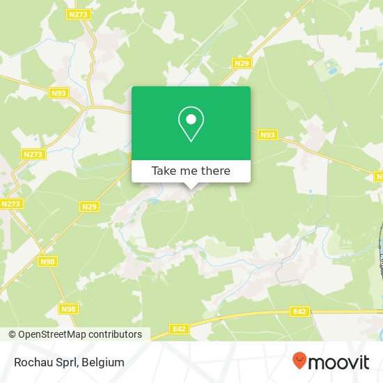 Rochau Sprl map