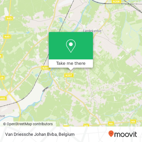 Van Driessche Johan Bvba map