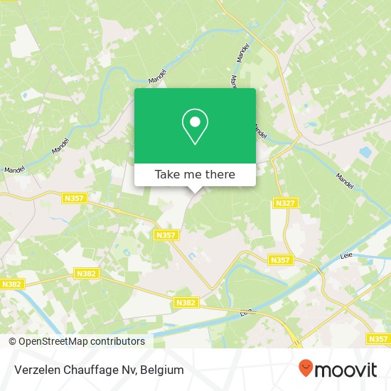 Verzelen Chauffage Nv map