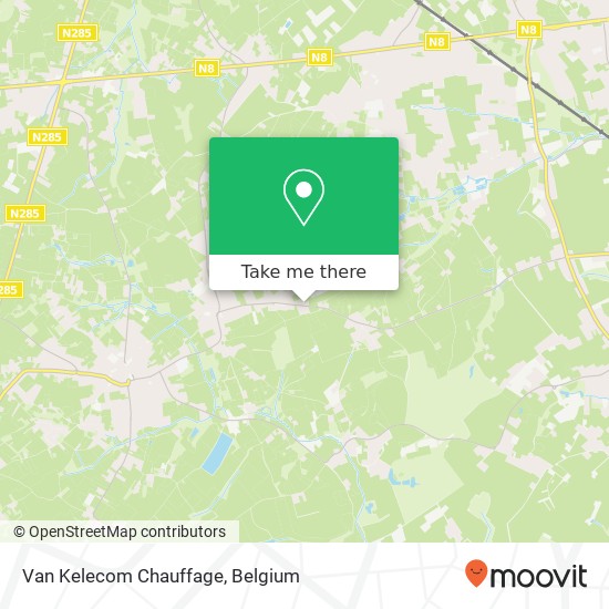 Van Kelecom Chauffage map