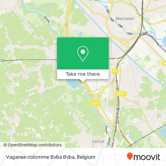 Vaganee-colomme Bvba Bvba map