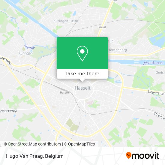 Hugo Van Praag map