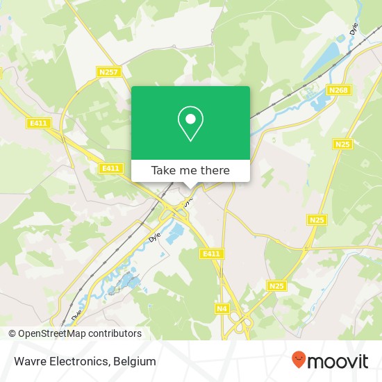 Wavre Electronics map