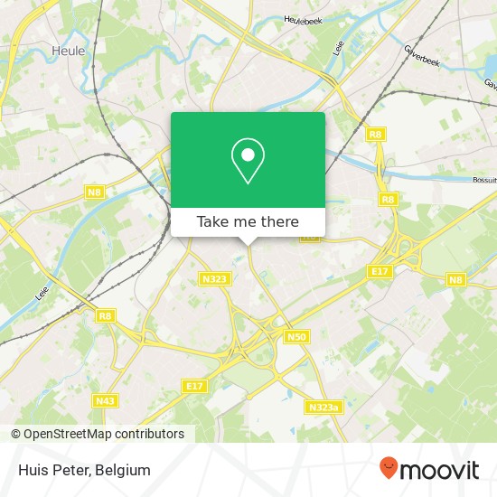 Huis Peter map