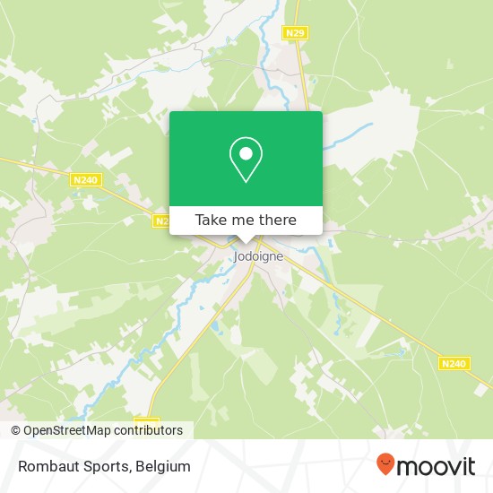 Rombaut Sports map