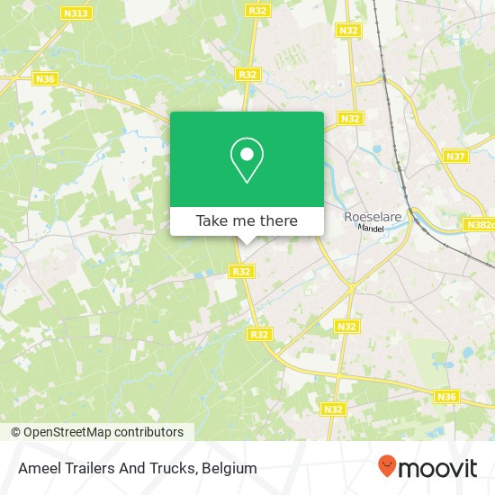 Ameel Trailers And Trucks map