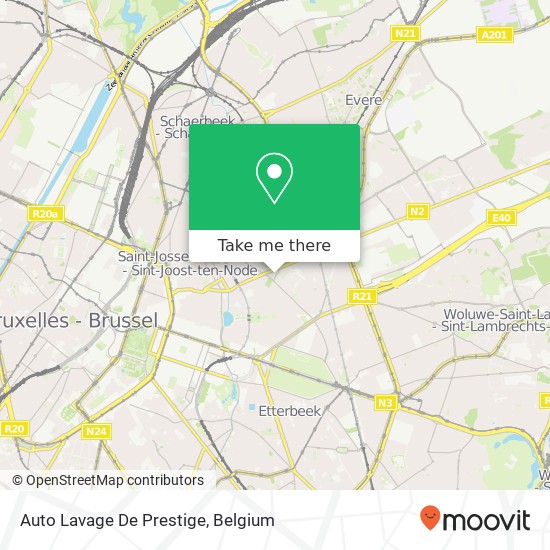 Auto Lavage De Prestige map