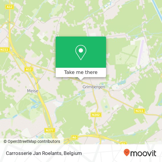 Carrosserie Jan Roelants map
