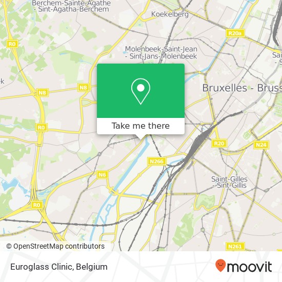 Euroglass Clinic map